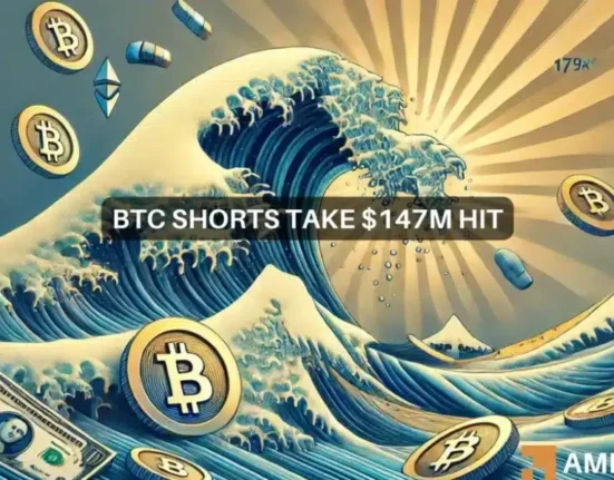 Crypto shorts worth $147M squeezed - Will Bitcoin go past $64K?