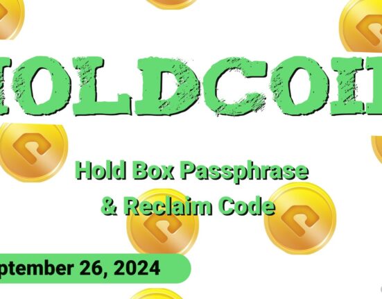 HoldCoin Daily Combo and Reclaim Code for September 26, 2024