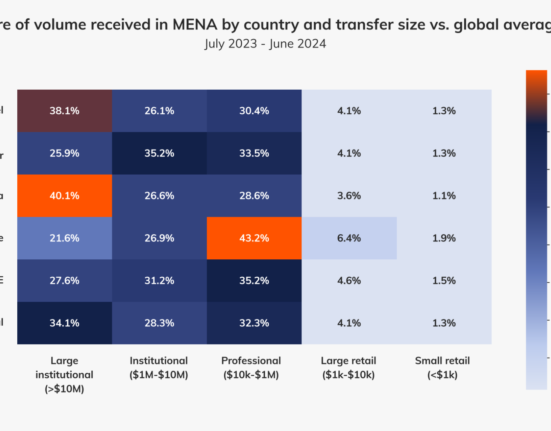 MENA ranks as 7th largest crypto market in 2024: Chainalysis