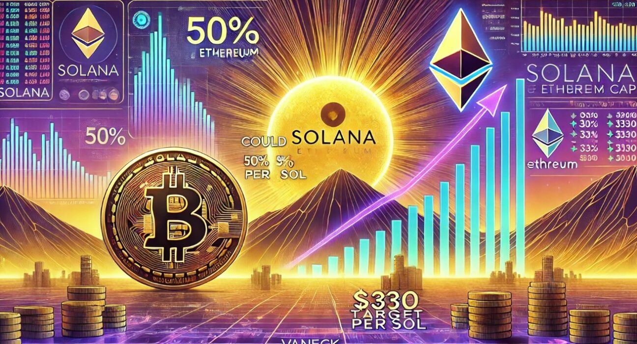 VanEck Predicts Solana Could Reach 50% Of Ethereum's Market Cap, Targeting $330 Per SOL