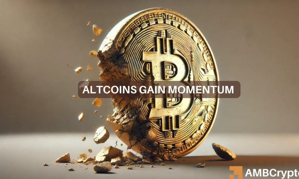 Bitcoin dominance struggles at 58%: Good news for altcoins?