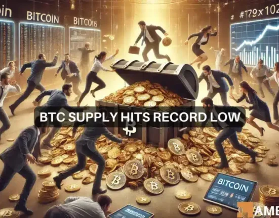 Bitcoin supply on exchanges hits 5-year low: BTC to $70k next?