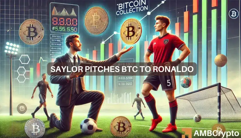 Michael Saylor: Cristiano Ronaldo should start a 'Bitcoin collection,' as...