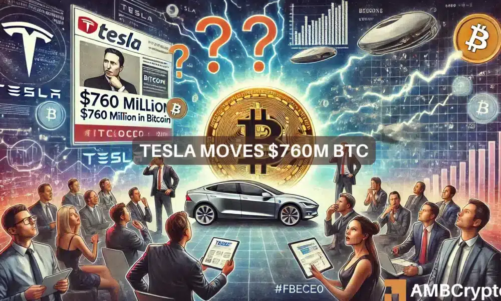 Tesla moves $760 million Bitcoin: Does this transfer involve Donald Trump?