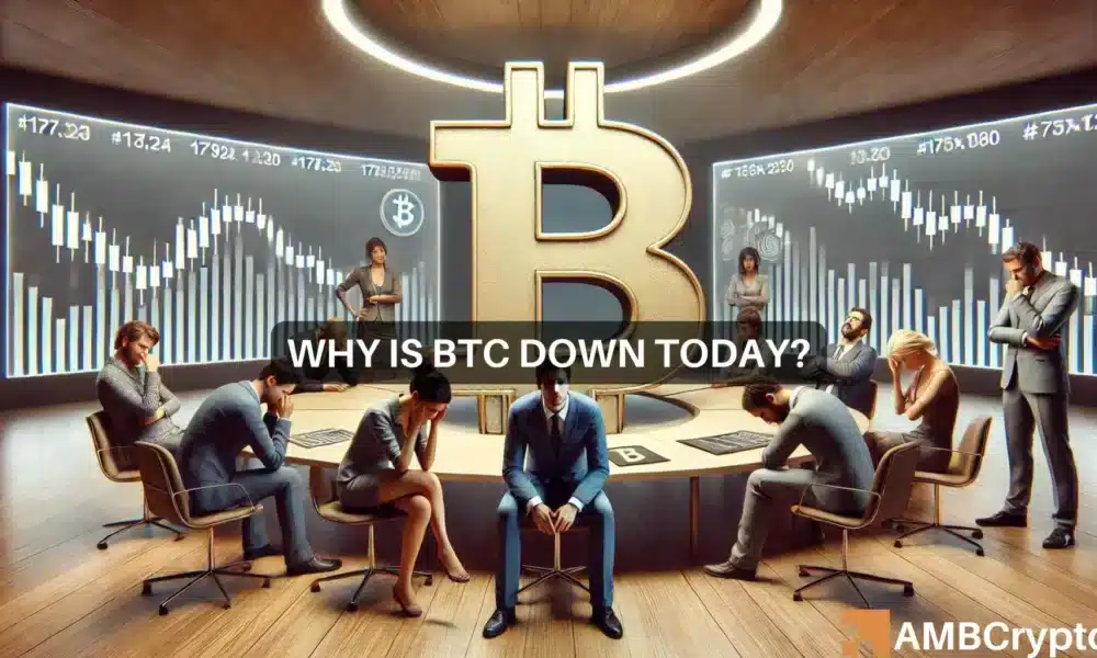 Why Bitcoin is down today: Market overconfidence triggers crash